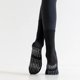 thumbnail image 3 of Calcetines antideslizantes de yoga para mujer - Calcetines con agarre de silicona hasta la mitad de la pantorrilla para fitness en interiores, pilates y ballet - Talla única, 3 of 5