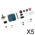 thumbnail image 1 of DYNWAVECA 5-Lot de 6 LM386 - Carte Amplificateur Miniature Module PCB Kit DIY 5 Pcs, 1 of 9