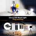 thumbnail image 4 of Flood Lights Onforu, 100 W, 9000 lm, 6500 K, IP66, impermeables, paquete de 2, 4 of 7