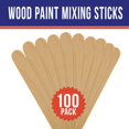 thumbnail image 2 of TCP Global Wood Paint Mixing Sticks - 100 Pack - Automotive, Crafts, Airbrush, Art, 2 of 6