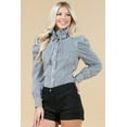 thumbnail image 4 of Striped Blouse w/Collar Tie, 4 of 4