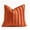 Orange, variant on DefiDgd Velvet Throw Pillow Cover,Minimalist Striped Textured Square Cushion Case,Soft Decorative Pillow Slip for Sofa Couch Bed Living Room Bedroom Farmhouse Home Decoration(Orange)