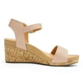 thumbnail image 2 of DREAM PAIRS Women's Open Toe Buckle Ankle Strap Platform Wedge Sandals, 2 of 6