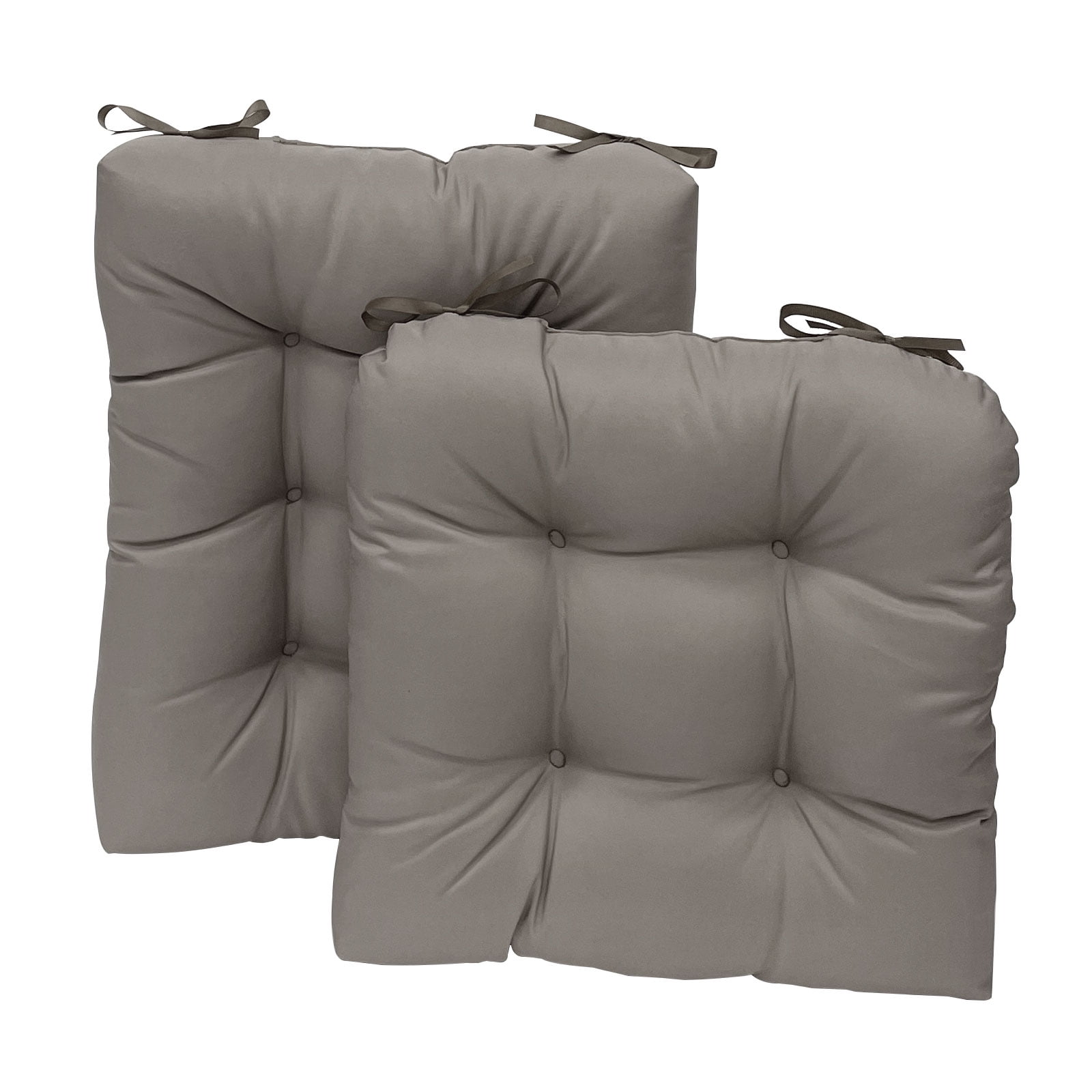 Topchances Indoor/Outdoor Rocking Chair Cushion Set, Gray (Set of 2)