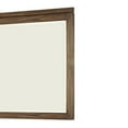thumbnail image 2 of Wooden Frame Dresser Mirror With Natural Grain Details, Rustic Brown, 2 of 4