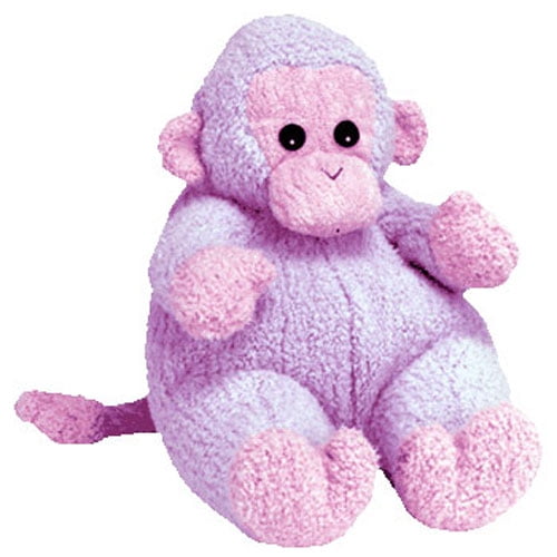 Baby TY BANANA the Monkey - New BabyTy Stuffed Animal Medium Size - 8 inch 