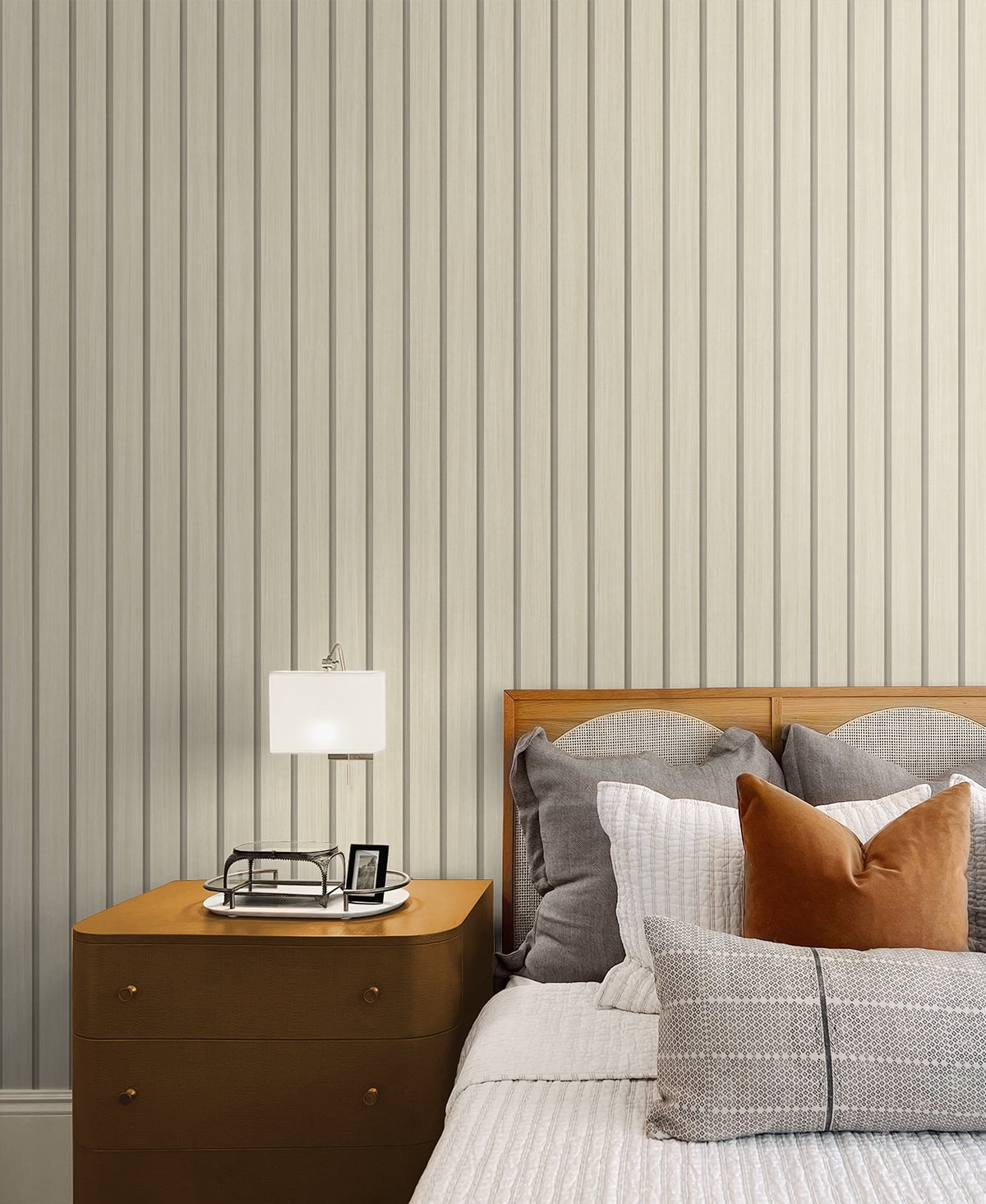 Stacy Garcia Home Faux Wooden Slats Peel and Stick Wallpaper