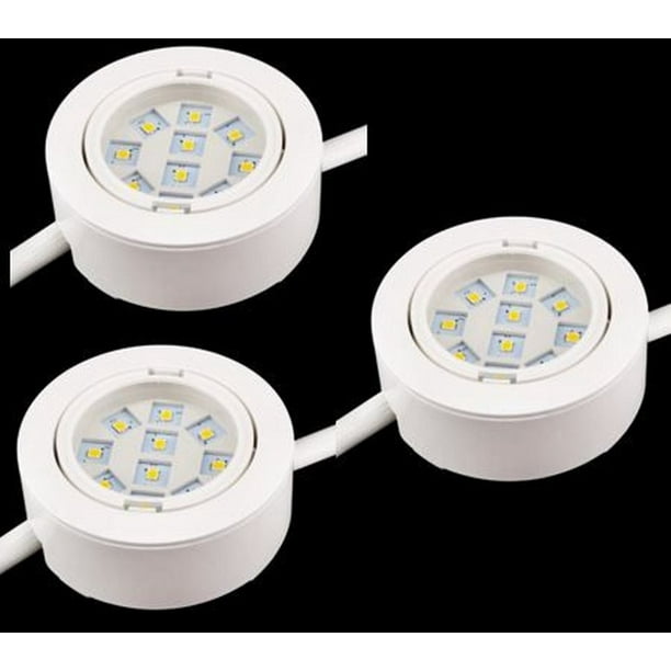 2.6" 3.2w Puck light 200lm 3000K 3PC SET