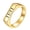 Gold, variant on Angel Number 11 11 Rings for Women Men Engraved Signet Stainless Steel Thin Rectangle Bar Lucky Dainty Simple Personalized Gift Jewelry Gold 11