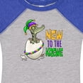 thumbnail image 4 of Inktastic New to the Krewe Mardi Gras Baby Alligator Boys or Girls Baby Bodysuit, 4 of 5