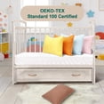 thumbnail image 6 of Kelnaro 2 Pieces Brushed Microfiber Toddler Pillowcases with Hidden Zippers, 13x18 Inches, Smoke Gray, 6 of 6