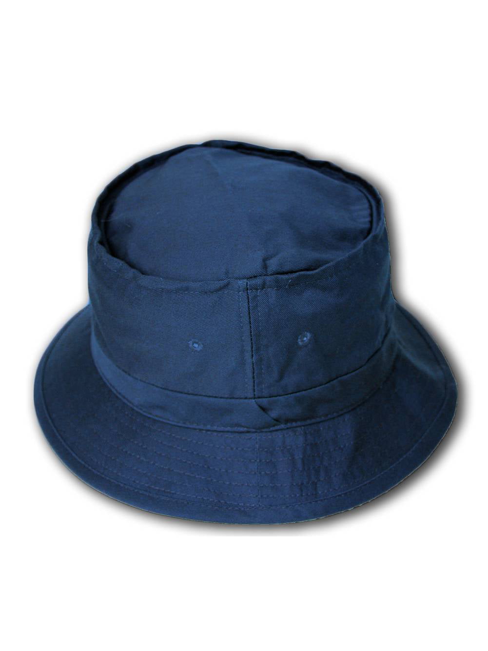 Popoye Unisex Flat Top Wide Brim Sun Visor Cap Funky Pure Color Outdoor Fishing Bucket Hat