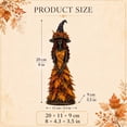 thumbnail image 4 of Enchanted Autumn Witch Figurine Magical Fall Witch Statue Resin Harvest Witch Sculpture for Indoor Halloween Home Display, 4 of 5
