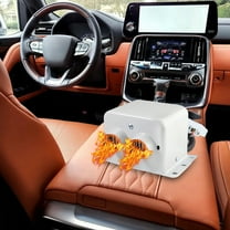 Vggrvlo Car Heater 12V Portable Car Heater that Plugs into Cigarette Lighter Heat Up 200 Square Feet Defroster for Car Windshield with Suction Holder for Vehicle,Car,SUV