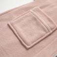 thumbnail image 4 of Womens Plush Long Robe, Shawl-Collar Warm Comfy Fleece Bathrobe Nightgown Home Wear Soft Sleepwear Spa Robes with Pockets S-85 Pink-a XL, 4 of 9