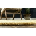thumbnail image 4 of Unique Loom Solo Collection Solid Plush Kids Round Rug, 6', Yellow, 4 of 7
