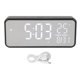 thumbnail image 2 of Reloj Despertador Digital Para Dormitorio, Alarmas Duales Con Repetición, Volumen Ajustable, Pantalla LED Clara, Respaldo De Batería AAA, Reloj Digital Electrónico, 2 of 7