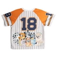 thumbnail image 4 of Bluey Bingo Mackenzie Mesh Baseball Jersey Athletic T-Shirt and Shorts Outfit Set Toddler to Big Kid, 4 of 4