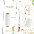 thumbnail image 7 of 13 Pcs Lei Needle Kit Include 6 Pcs Stainless Steel Long Needle 6 Twine 1 Sewing Scissors for DIY Marigold Garland, 7 of 7