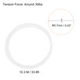 thumbnail image 2 of Unique Bargains 10.3 Meter High Elastic Nylon Badminton Racket String Racquet Line, White 6 Pack, 2 of 6