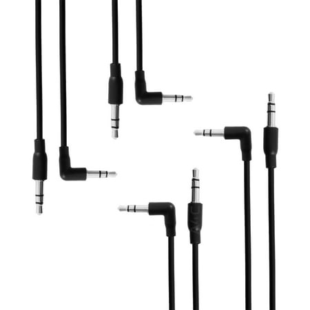 Motorola 3.5mm Aux Auxiliary Cable SKN6393A - 5 Feet - 4 Pack (Cables)