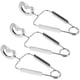 thumbnail image 1 of Pinzas para alimentos con resorte, pinzas para alimentos de acero inoxidable, Clip de Caracol para cocina, 3 uds., 1 of 6