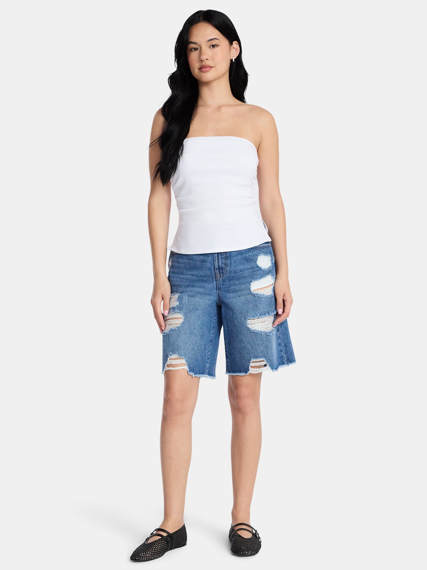 Madden NYC Women’s Slit Tube Top, Sizes XXS-XXL