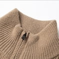 thumbnail image 3 of Ceisia Men's Zipper Closure Standing Collar Functional Pockets Solid Color Jacket - ployester for Daily & Outdoor Wear Gift, 3 of 9