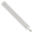 thumbnail image 2 of Auriga Fine Jewelry 925 Sterling Silver Multi-Link Bracelet 7.5 inch for Women, 2 of 6