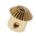 thumbnail image 4 of 0.5 modulus brass bevel gear with 25 , hole diameter of . drive 3mm Hole, 4 of 8