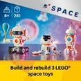 thumbnail image 4 of LEGO Creator 3in1 Space Robot Toys - Building Toys W/ 3 Options, Robot, Spaceship, or Robot Dog - Building Kit for Kids, Boys & Girls, Ages 8+ - Gift Ideas for Birthdays - 31164, 4 of 9