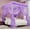 Purple, variant on Canopy Bed Curtains Queen Size - Bed Canopy Curtains - 4 Opening Canopy for Bed- Cute Princess Bedroom Decoration Gift (Purple, Queen)