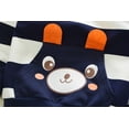 thumbnail image 5 of Gibobby Conjunto de pantalones para niños, ropa de otoño para niños, Tops + Pantalones, trajes de bebé a rayas, conjuntos y conjuntos de invierno para niños niñas(Marina, 120), 5 of 5