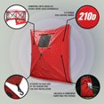 thumbnail image 3 of CLAM Quick-Set Wind & Sun Panels – 3-Pack Red Accessory for Escape Sport Pop-Up Screen Shelter – Durable Sidewall Attachments for Weather Protection & Privacy – with Carry Bag – Tent Not Included, 3 of 8