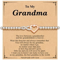 Grandma Gifts, Mother Daughter Gifts, Valentine's Day Mother's Day Christmas Gifts for Grandma Granddaughter Mom Daughter Bracelet