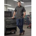 thumbnail image 2 of Premium Work/Casual Wear Shirt â€“ Half Sleeve - 65/35 Blend â€“ 6 oz (Small, Dark Gray), 2 of 2