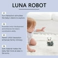 thumbnail image 6 of Stuffed Cat Plush, Luna The Robot Cat, 8X6 in, Electronic Moving Parts, Cat interactive toys, Kitten Stuffed Animal, Seasonal Presents, 1 Pc, 6 of 8