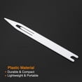 thumbnail image 3 of Uxcell 5# Plastic Netting Needle Shuttles Fishing Repair Mend Tool, White 3 Pack, 3 of 5
