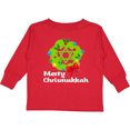 thumbnail image 3 of Inktastic Merry Chrismukkah Boys or Girls Long Sleeve Toddler T-Shirt, 3 of 5