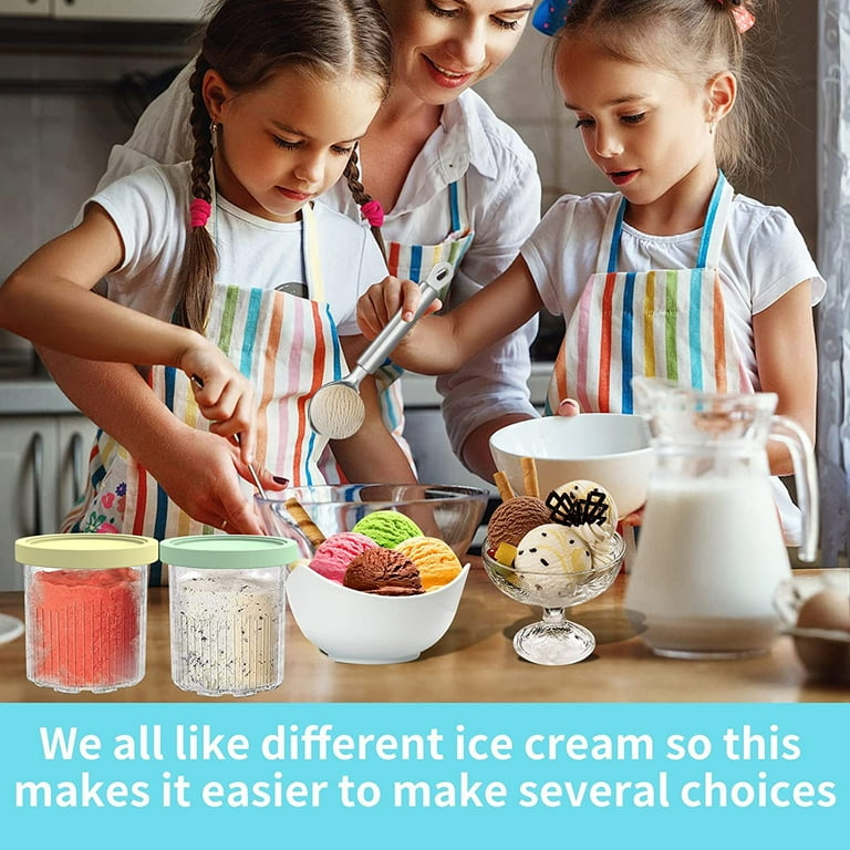 Ninja Creami Ice Cream & Sorbet Containers, 4-Pack for NC501