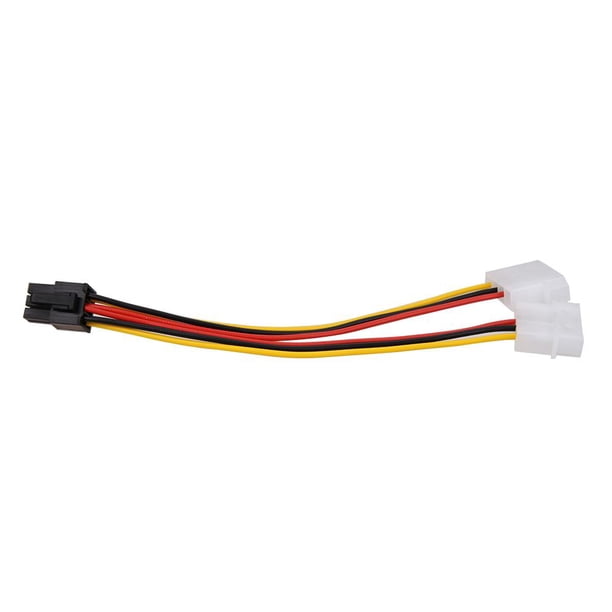 10PCS Molex 4 pines a PCI-E 6 pines Conector adaptador convertidor de energía Ndcxsfigh Para estrenar