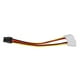 thumbnail image 2 of 10 Uds Molex (4 pines) a PCI-E (6 pines) conector adaptador convertidor de energía, 2 of 3