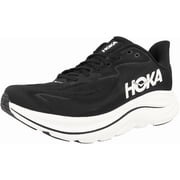 Hoka One Mens Clifton 10 Road Running Shoes - Black/White