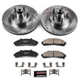 thumbnail image 3 of PowerStop Front Z23 Evolution Sport Carbon-Fiber Ceramic Brake Pad and Drilled & Slotted Rotor Kit Fits: FORD MAZDA MERCURY Select Models K1854, 3 of 10