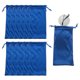 thumbnail image 1 of 12 Piezas de Fundas de Microfibra para Gafas 7" x 3.5" Funda para Gafas de Sol Portátil con Cordón para Teléfono Móvil (Azul), 1 of 7