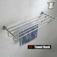 thumbnail image 2 of Avanities 26-in. W Round Stainless Steel Towel Bar In Brushed Stainless Steel Color AI-34559, 2 of 8