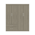 thumbnail image 2 of MOBI Ropero de Madera modelo Gardenia color Fresno largo 152 cm Armario Closet Organizador, 2 of 5