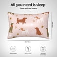 thumbnail image 5 of Pofeuu Star Cute Dog Print Satin Pillowcase for Hair and Skin Pillow Cases, Silk Pillow Cases, Soft Cooling Pillow Covers, 20x30 Inches（Pillow core not included）, 5 of 7