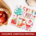 thumbnail image 3 of Shisuyan 40pcs Xmas Patterns Grease Proof Paper Cake Papers Sandwich Wrapping Papers, 3 of 8