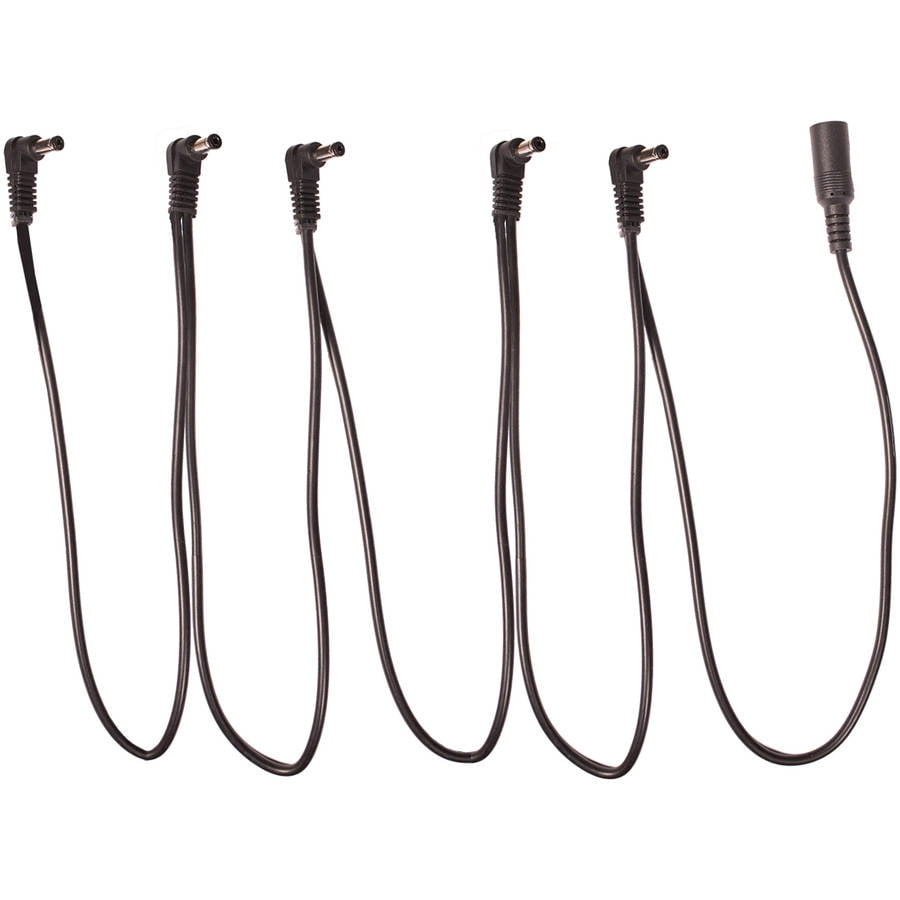 ChromaCast 5 Plug Daisy Chain Cable for Effects Pedals /& 9V AC Power Adapter CC-DC5-KIT